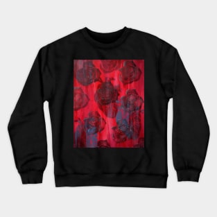 Rose are red hearts are blue Crewneck Sweatshirt